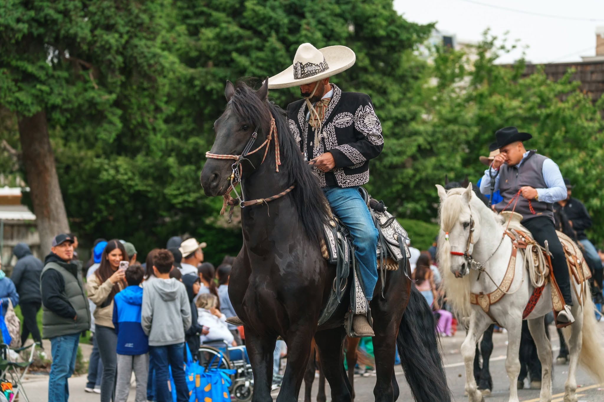 Charro rider downtown Pasco parade